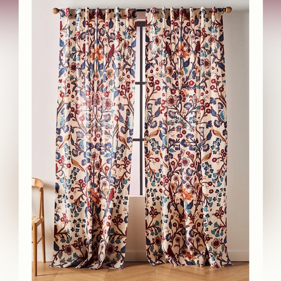 Anthropologie Accents Anthropologie Welles Curtain Panel Set Poshmark